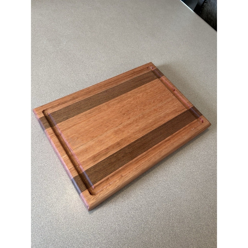 Cutting‎ Board- Charcuterie Serving Board Wood Handmade Rustic Square Pattern
